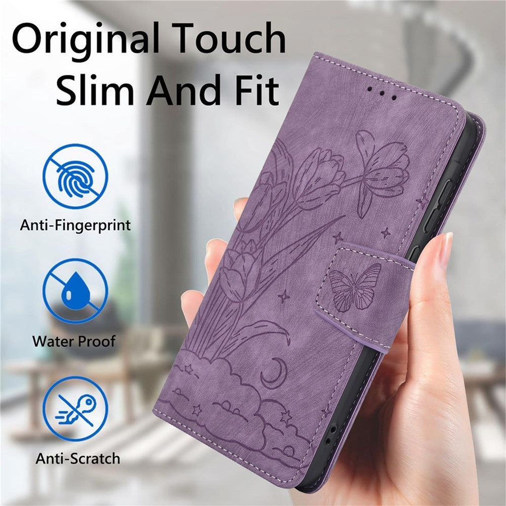 SY-001 For Xiaomi Redmi Note 13 Pro+ 5G Phone Case Pattern Imprint Anti-Scratch Leather Flip Cover
