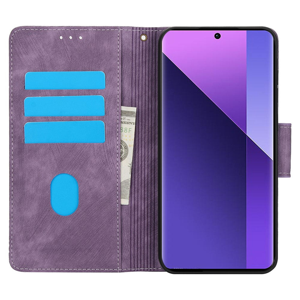 SY-001 For Xiaomi Redmi Note 13 Pro+ 5G Phone Case Pattern Imprint Anti-Scratch Leather Flip Cover