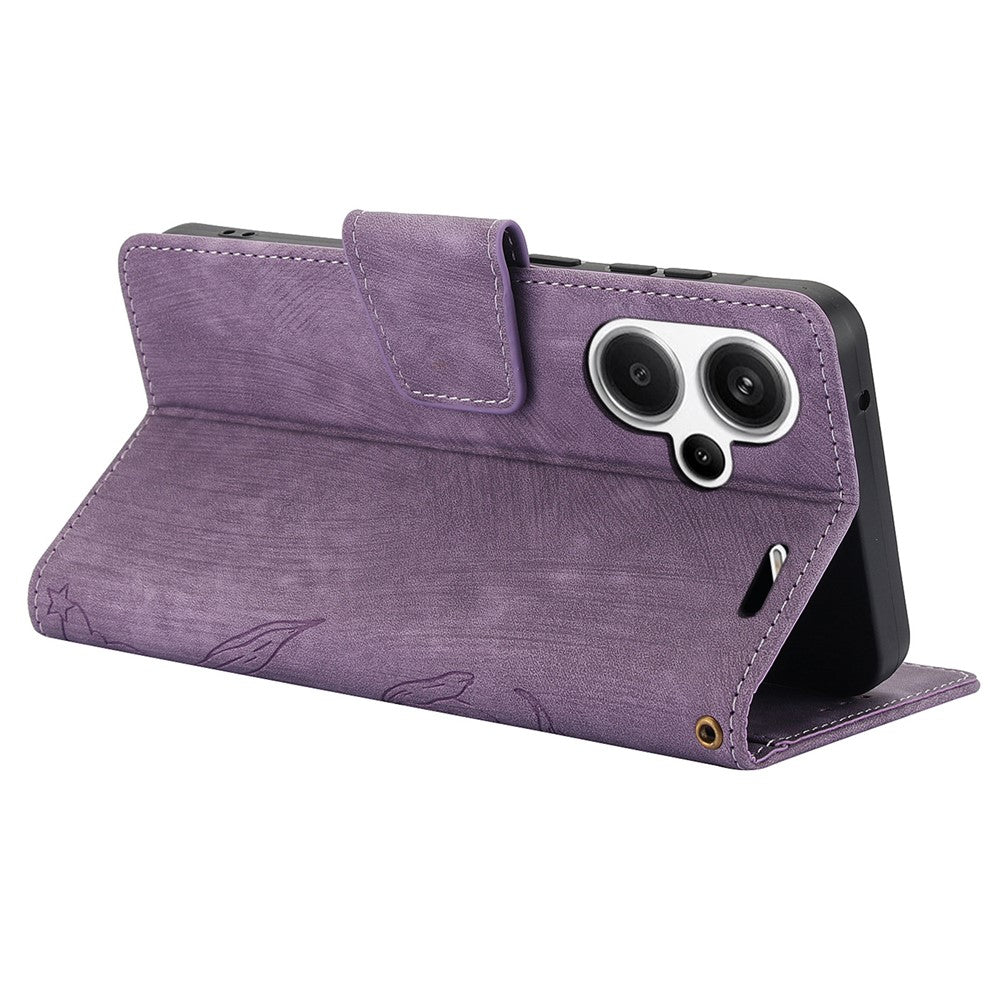 SY-001 For Xiaomi Redmi Note 13 Pro+ 5G Phone Case Pattern Imprint Anti-Scratch Leather Flip Cover