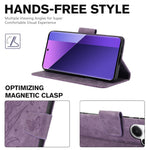 SY-001 For Xiaomi Redmi Note 13 Pro+ 5G Phone Case Pattern Imprint Anti-Scratch Leather Flip Cover