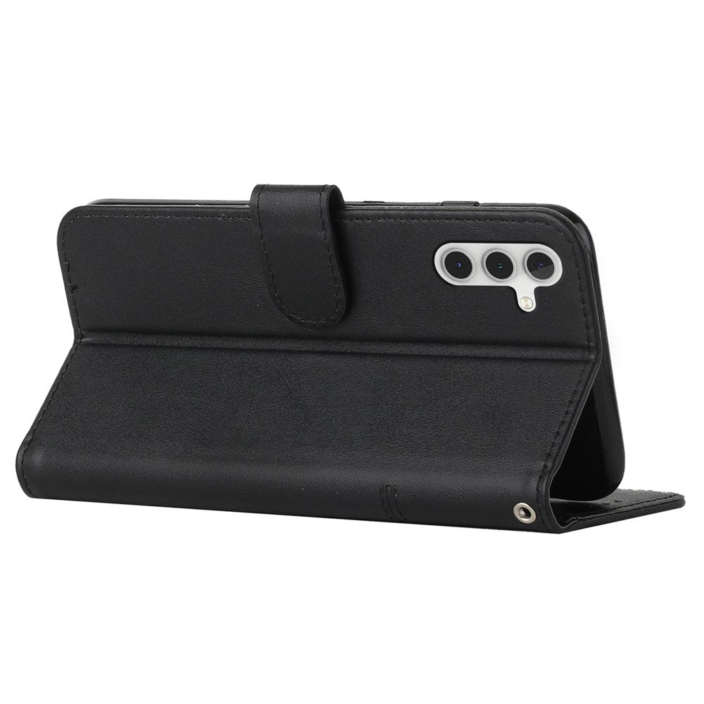 For Samsung Galaxy M55 5G / C55 5G Phone Case Anti-Scratch PU Leather Stand Wallet Cover