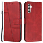 For Samsung Galaxy M55 5G / C55 5G Phone Case Anti-Scratch PU Leather Stand Wallet Cover