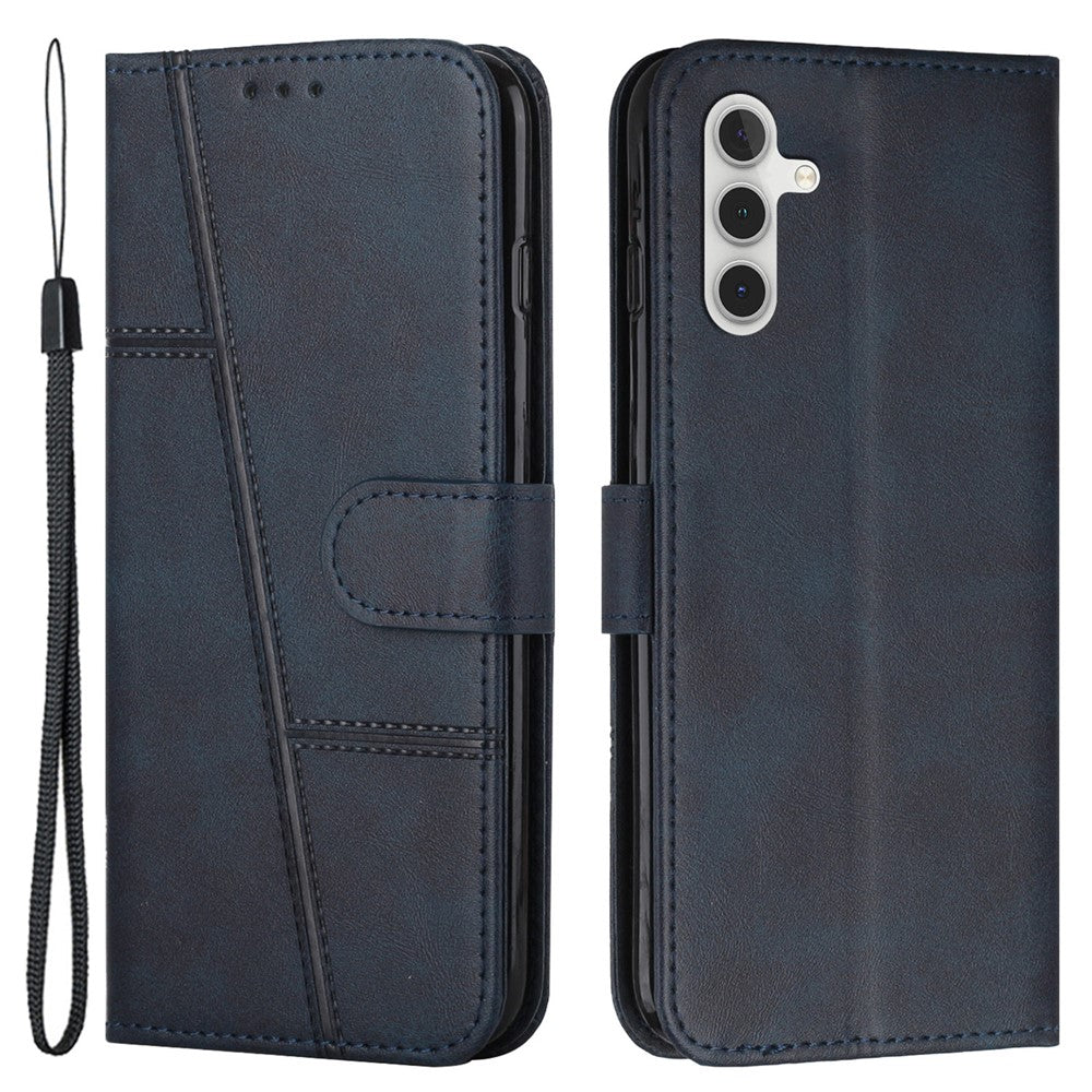 For Samsung Galaxy M55 5G / C55 5G Phone Case Anti-Scratch PU Leather Stand Wallet Cover