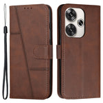 For Xiaomi Redmi Turbo 3 5G / Poco F6 5G Case Calf Texture Magnetic Clasp Leather Phone Cover