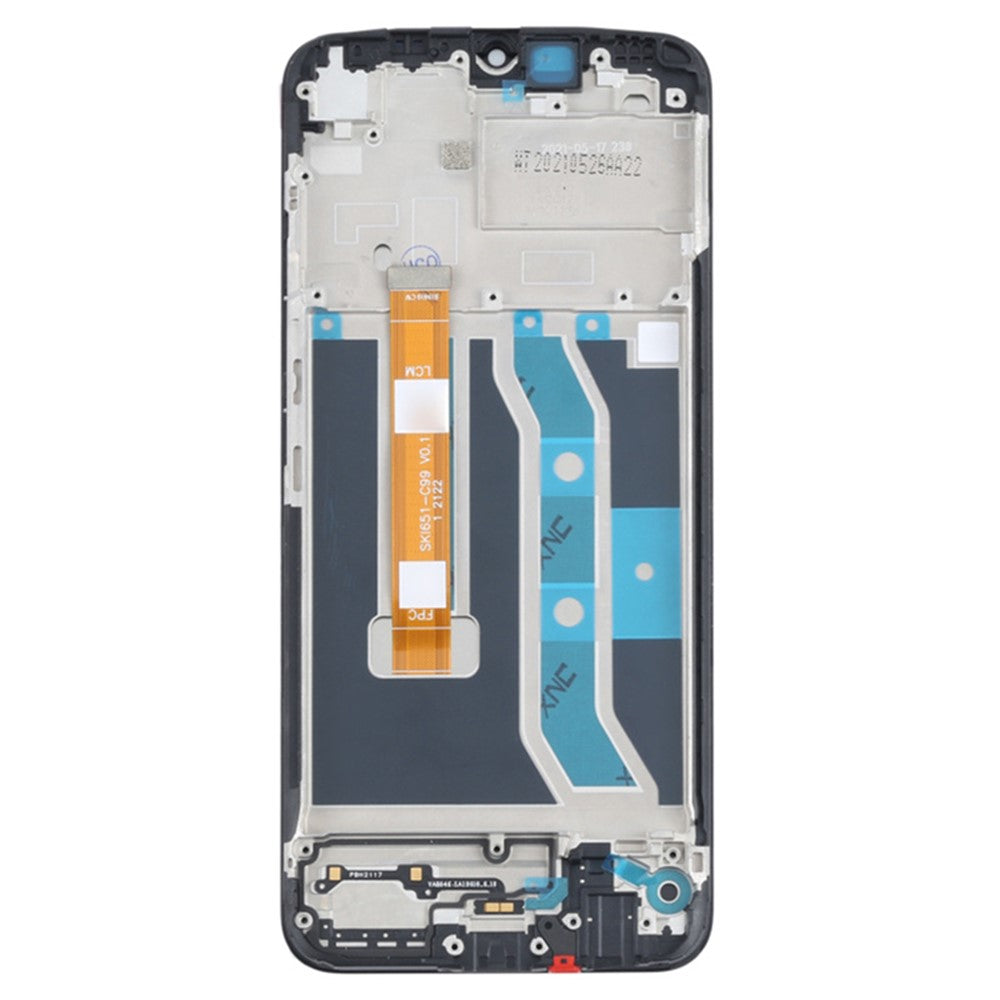 Til Realme C21Y Grade S OEM LCD Skærm og Digitizer Samling + Ramme Erstatningsdel (uden logo)