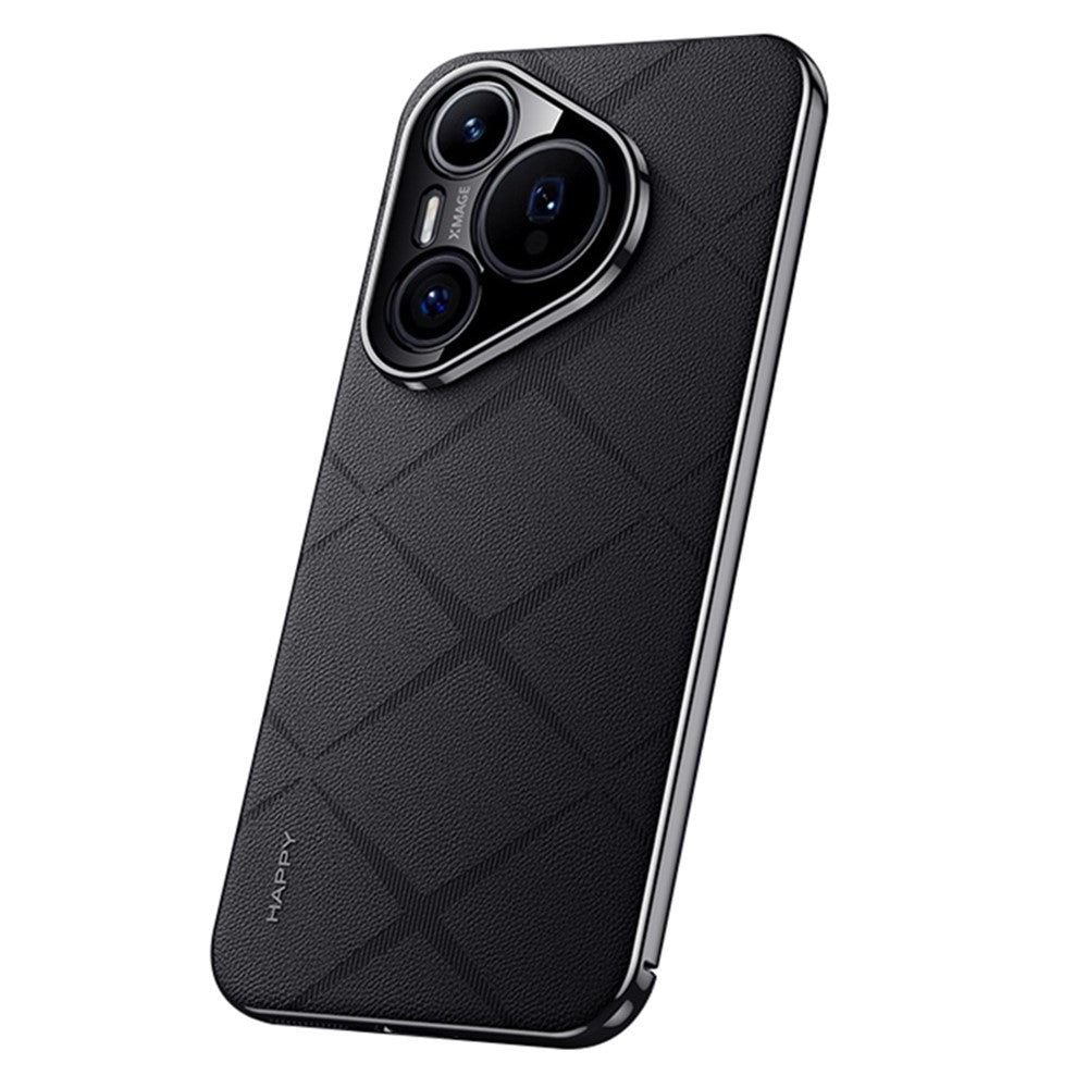 For Huawei Pura 70 Case PU Leather + Hard PC Protective Phone Cover