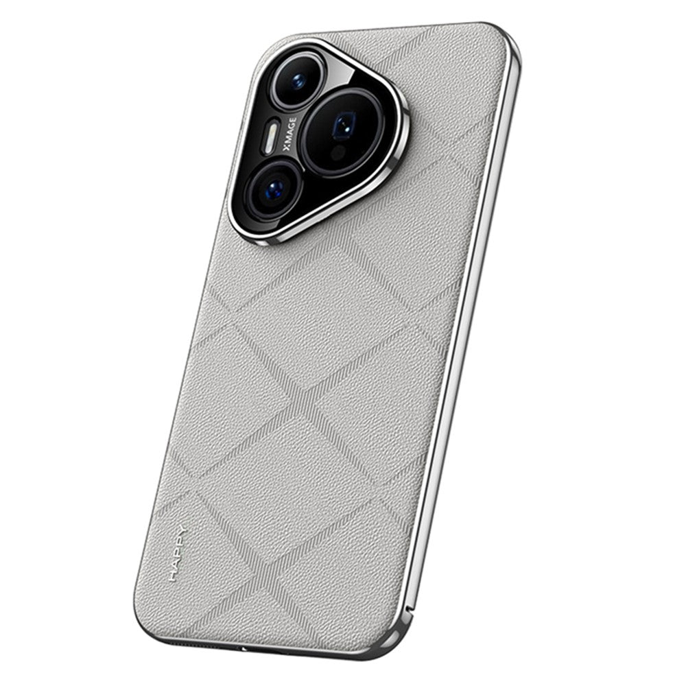 For Huawei Pura 70 Case PU Leather + Hard PC Protective Phone Cover