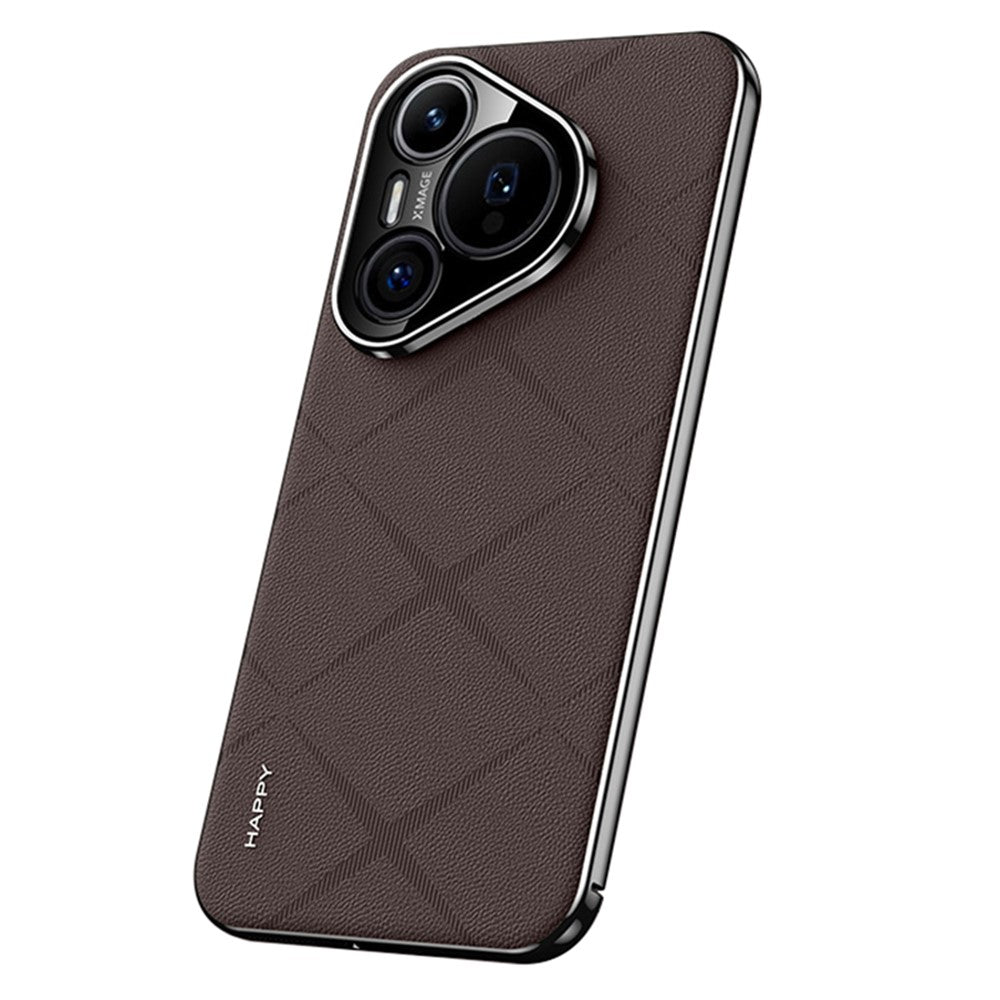 For Huawei Pura 70 Case PU Leather + Hard PC Protective Phone Cover