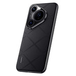 For Huawei Pura 70 Pro / 70 Pro+ Case PU Leather Covered PC Cell Phone Cases - Black