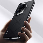For Huawei Pura 70 Ultra Case PU Leather + Hard PC Phone Cover Anti-Fingerprint