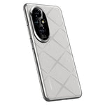 For Honor 200 5G Case PU Leather Coated PC Phone Cover Lens Protection