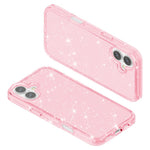 iPhone 16 Plus-skal Glittrigt PC+TPU-mobilskal