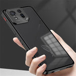For Asus ROG Phone 8 5G / 8 Pro 5G Case Snap Lock Metal Frame PC Back Matte Phone Cover
