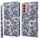 For Samsung Galaxy M13 4G PU Leather Flip Wallet Phone Case Stand Feature 3D Pattern Printing Magnetic Protection Phone Cover with Strap