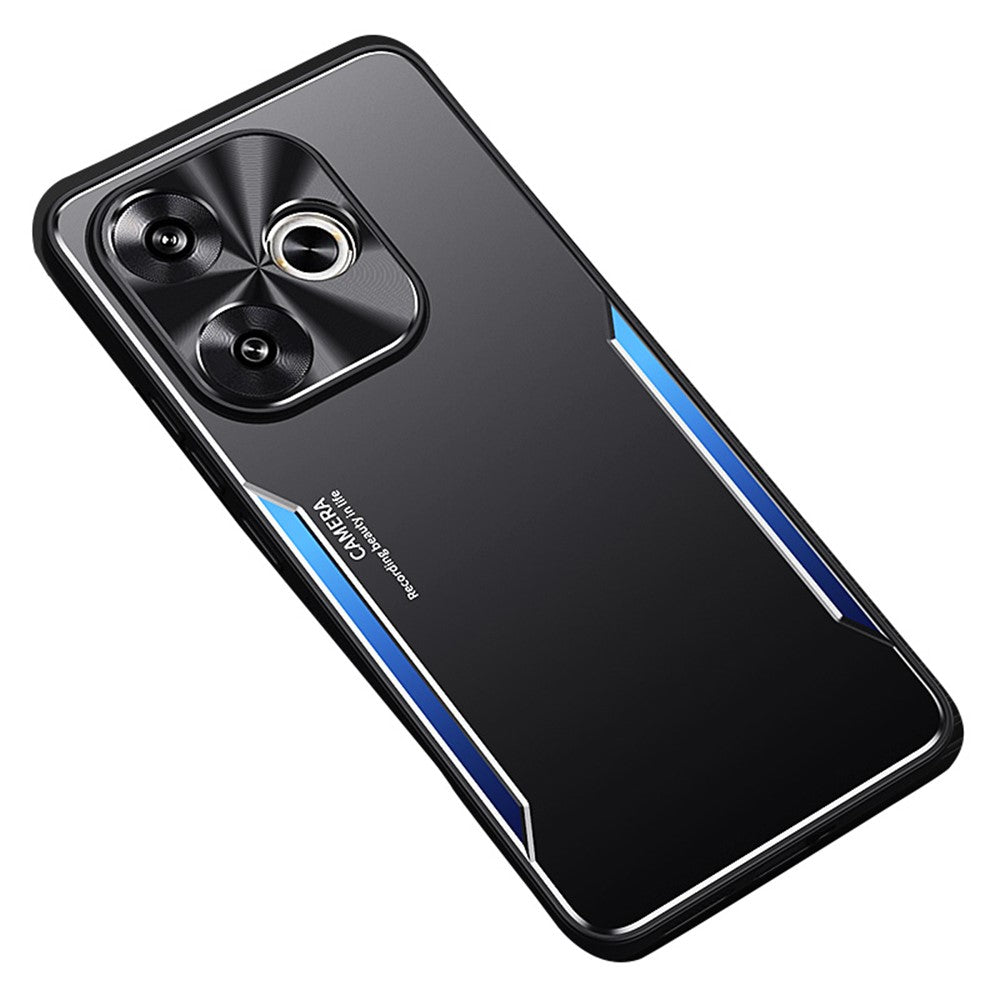 For Xiaomi Poco F6 5G / Redmi Turbo 3 5G Case Aluminium Alloy+TPU Protective Phone Cover