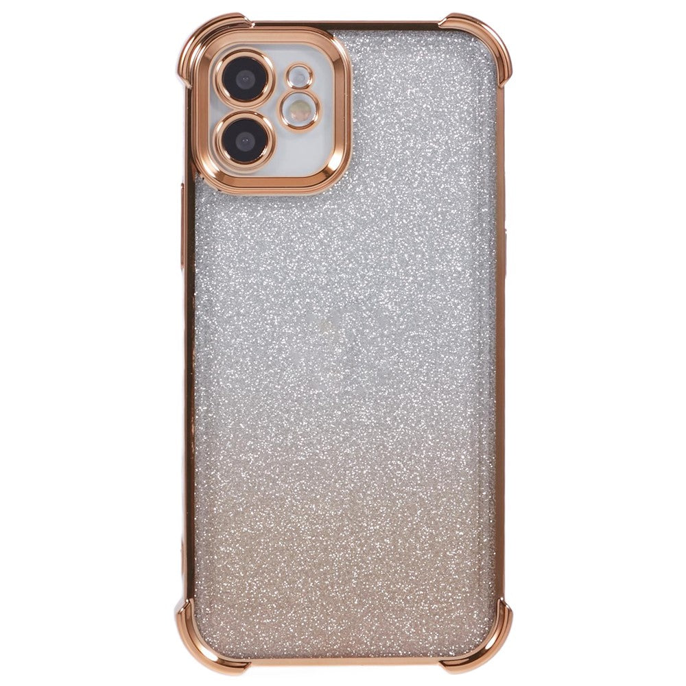 iPhone 11 Mobilskal Glitter Gradient Färg Galvaniserad TPU mobilskal