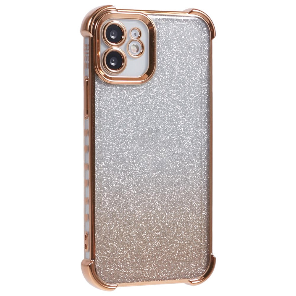 iPhone 11 Mobilskal Glitter Gradient Färg Galvaniserad TPU mobilskal