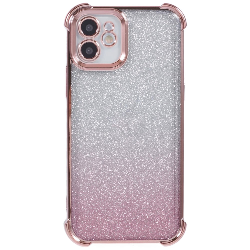 iPhone 11 Mobilskal Glitter Gradient Färg Galvaniserad TPU mobilskal