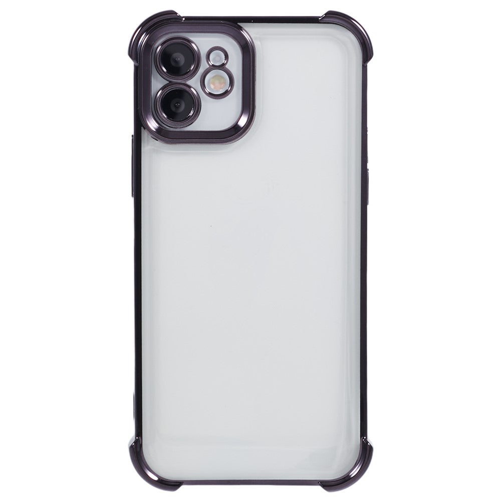 iPhone 11 Galvaniserat mobilskal Hjärtmönster Kant TPU mobil Baksida