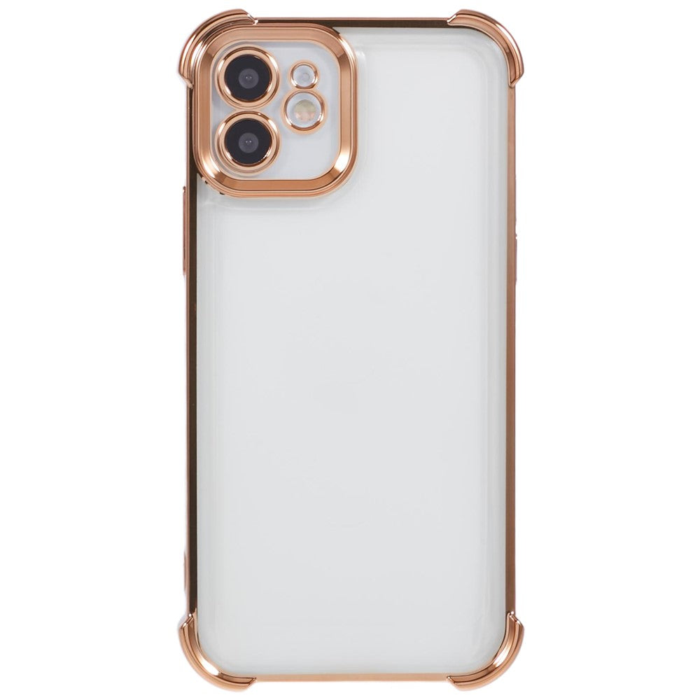 iPhone 11 Galvaniserat mobilskal Hjärtmönster Kant TPU mobil Baksida