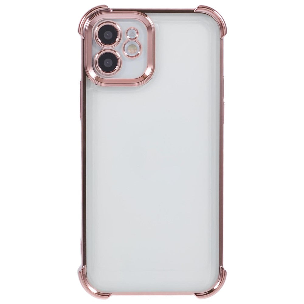 iPhone 11 Galvaniserat mobilskal Hjärtmönster Kant TPU mobil Baksida