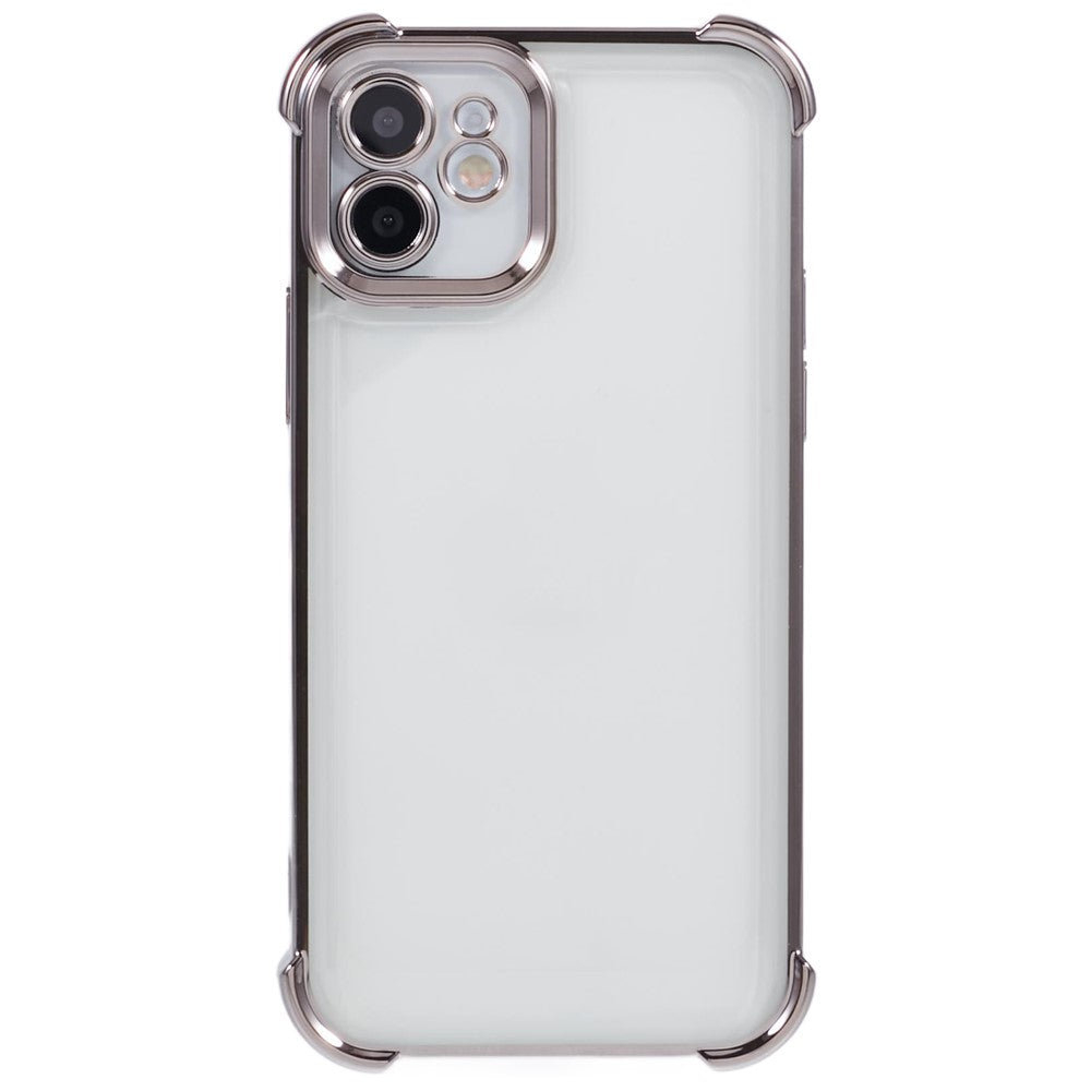 iPhone 11 Galvaniserat mobilskal Hjärtmönster Kant TPU mobil Baksida