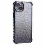 For iPhone 14 Plus Cell Phone Cover Glitter Gradient Electroplating Anti-Fall TPU Phone Case