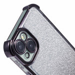 For iPhone 14 Plus Cell Phone Cover Glitter Gradient Electroplating Anti-Fall TPU Phone Case