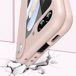 Til Samsung Galaxy Z Flip7 FE 5G / Z Flip6 5G / Z Flip5 5G Cover i PU-læder + PC med grebsrem