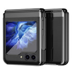 Samsung Galaxy Z Flip7 FE 5G / Z Flip6 5G / Z Flip5 5G skal genomskinligt PC-galvaniserat hårt mobilskal