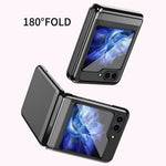 Samsung Galaxy Z Flip7 FE 5G / Z Flip6 5G / Z Flip5 5G skal genomskinligt PC-galvaniserat hårt mobilskal