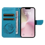 For iPhone 17th / 16th Case with Hand Strap Butterfly PU Leather Wallet Phone Cover