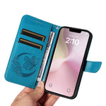 For iPhone 17th / 16th Case with Hand Strap Butterfly PU Leather Wallet Phone Cover