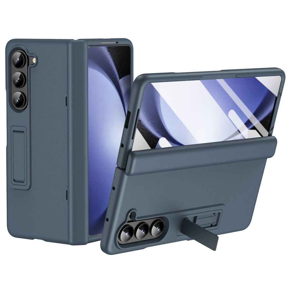 For Samsung Galaxy Z Fold6 5G Case Hard PC Anti-Drop Phone Cover with Kickstand