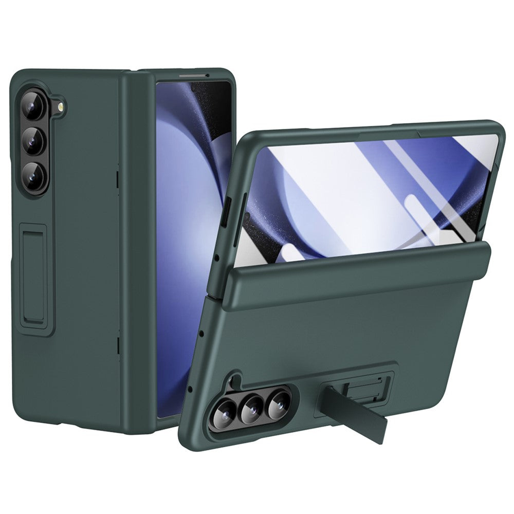 For Samsung Galaxy Z Fold6 5G Case Hard PC Anti-Drop Phone Cover with Kickstand