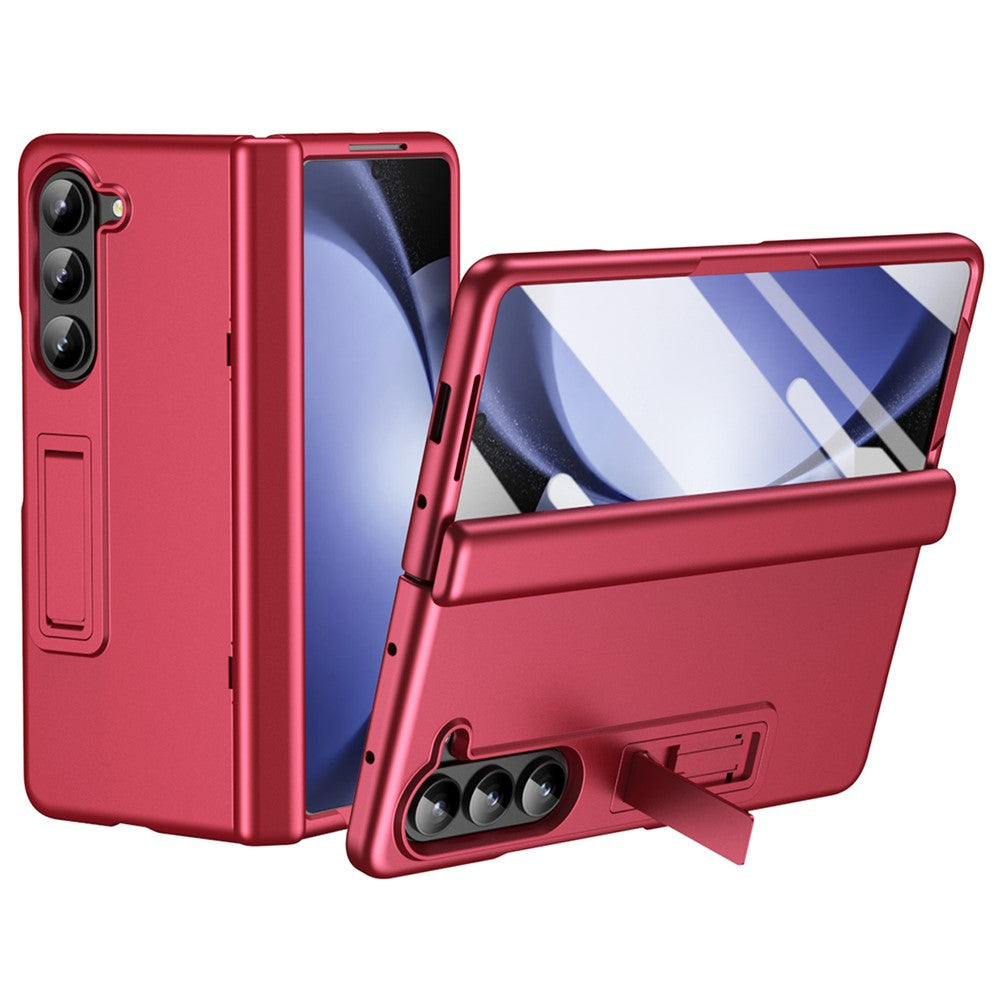 For Samsung Galaxy Z Fold6 5G Case Hard PC Anti-Drop Phone Cover with Kickstand