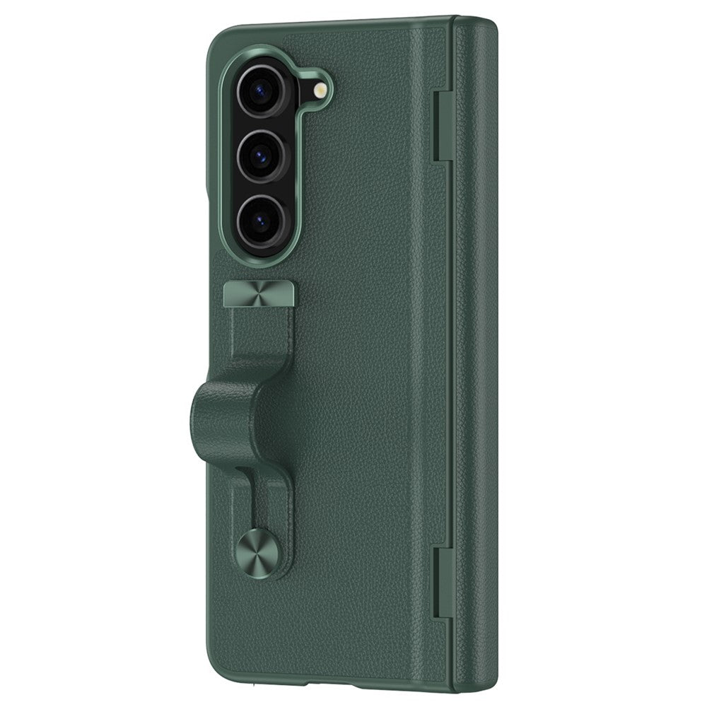 Til Samsung Galaxy Z Fold6 5G Cover med Støttefod, Anti-Drop Hårdt PC-telefoncover