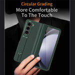 Til Samsung Galaxy Z Fold6 5G Cover med Støttefod, Anti-Drop Hårdt PC-telefoncover