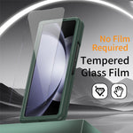 Til Samsung Galaxy Z Fold6 5G Cover med Støttefod, Anti-Drop Hårdt PC-telefoncover