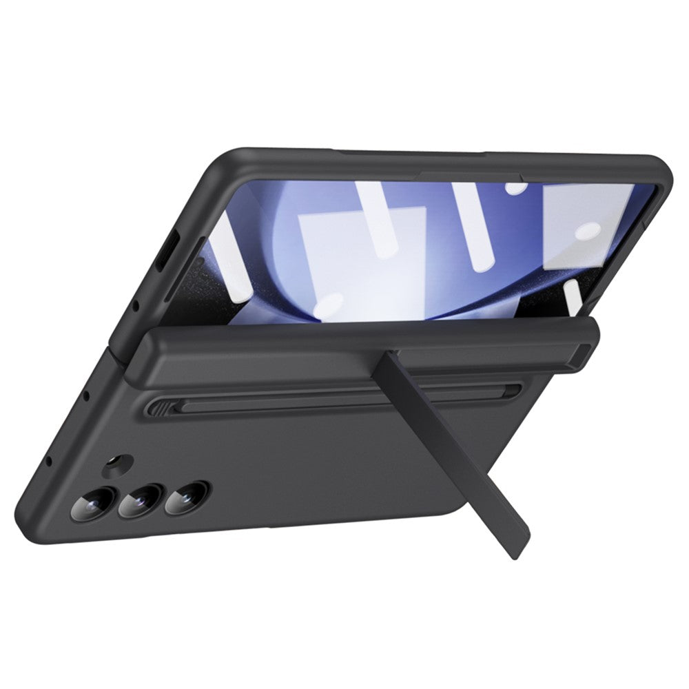For Samsung Galaxy Z Fold6 5G Case Hard PC Phone Cover with Stylus and Tempered Glass Film