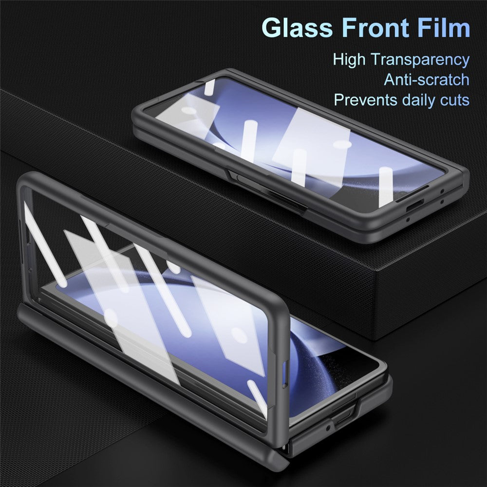 For Samsung Galaxy Z Fold6 5G Case Hard PC Phone Cover with Stylus and Tempered Glass Film