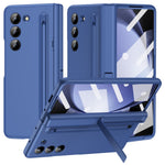 For Samsung Galaxy Z Fold6 5G Case Hard PC Phone Cover with Stylus and Tempered Glass Film