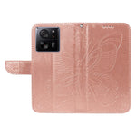 For Xiaomi 13T Pro / 13T / Redmi K60 Ultra Phone Case Butterfly Pattern PU Leather Flip Phone Cover