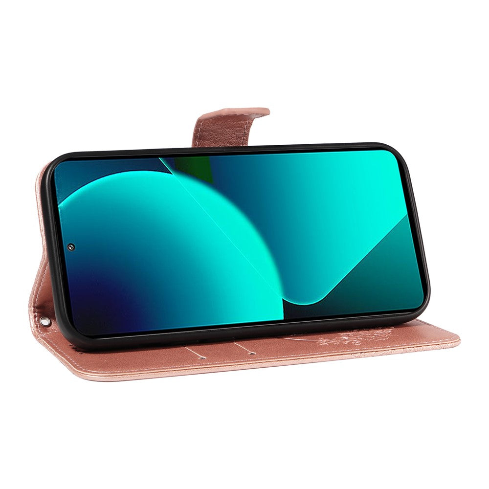 For Xiaomi 13T Pro / 13T / Redmi K60 Ultra Phone Case Butterfly Pattern PU Leather Flip Phone Cover