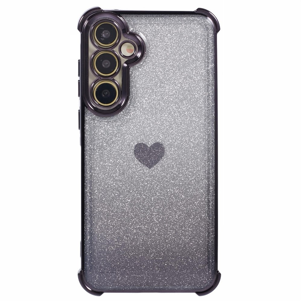 Til Samsung Galaxy A35 5G Telefoncover Faldsikring Hjerte mønster Fortykket 4-hjørne TPU Cover