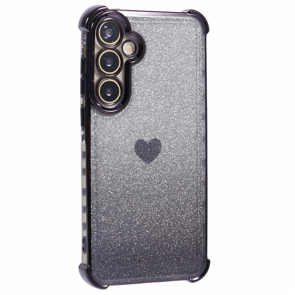 Til Samsung Galaxy A35 5G Telefoncover Faldsikring Hjerte mønster Fortykket 4-hjørne TPU Cover