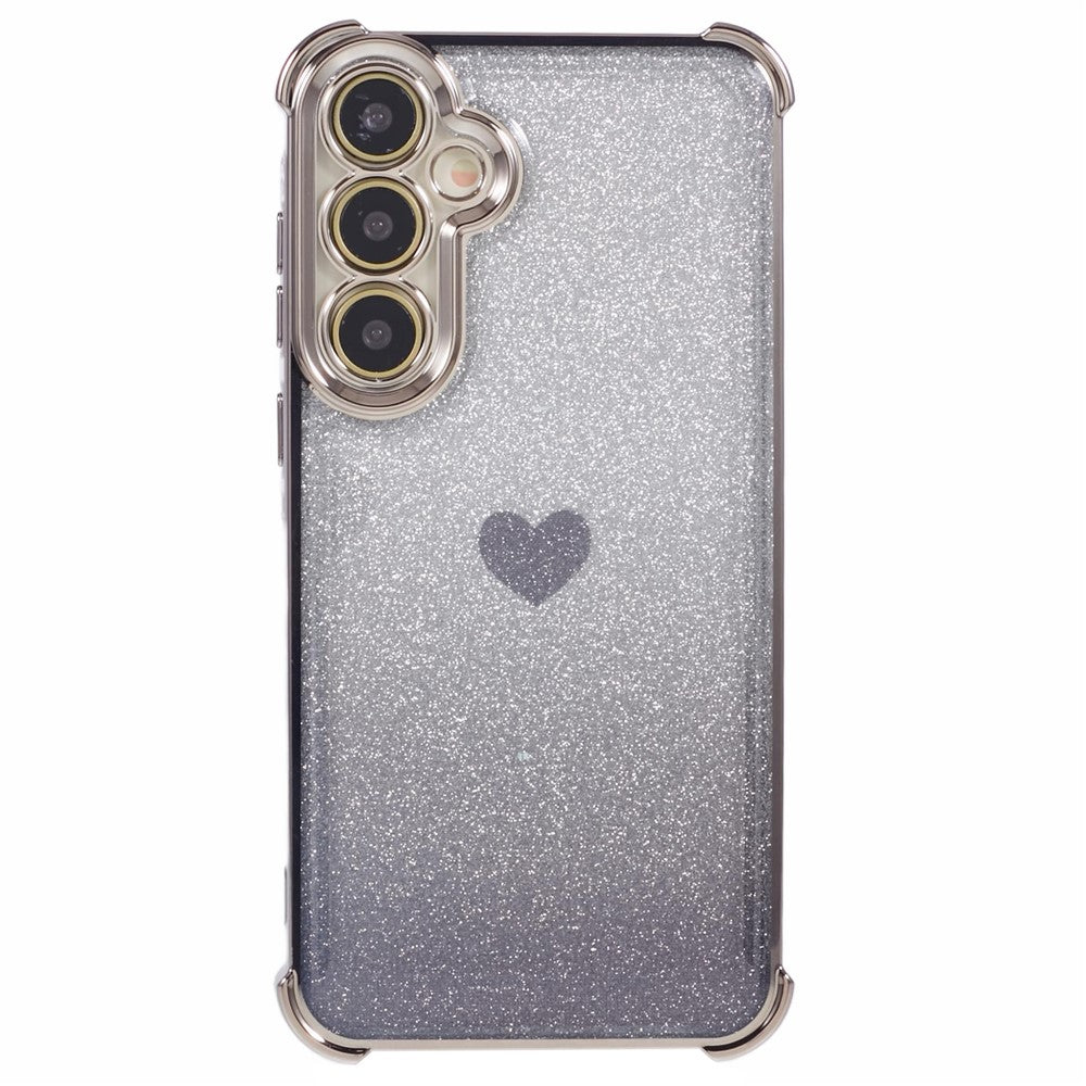 Til Samsung Galaxy A35 5G Telefoncover Faldsikring Hjerte mønster Fortykket 4-hjørne TPU Cover