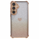 Til Samsung Galaxy A35 5G Telefoncover Faldsikring Hjerte mønster Fortykket 4-hjørne TPU Cover