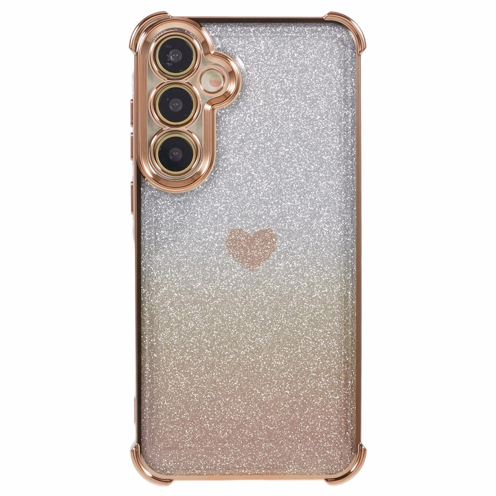 Til Samsung Galaxy A35 5G Telefoncover Faldsikring Hjerte mønster Fortykket 4-hjørne TPU Cover