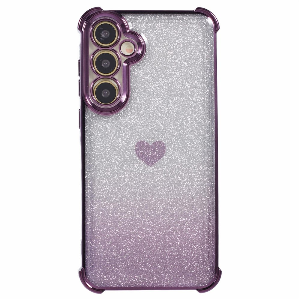 Til Samsung Galaxy A35 5G Telefoncover Faldsikring Hjerte mønster Fortykket 4-hjørne TPU Cover